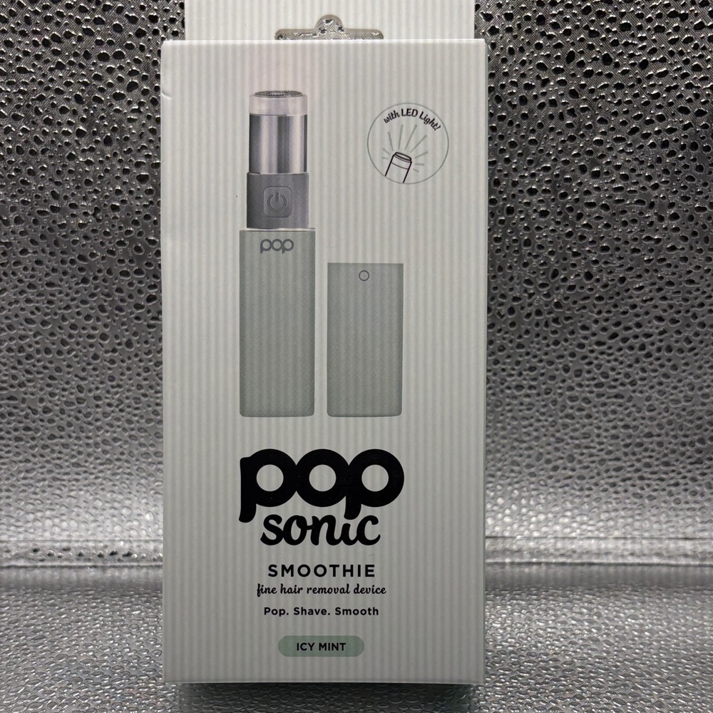 PopSonic Smoothie Icy Mint Facial Hair Removal Device - Icy Mint